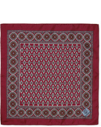 Dolce & Gabbana Printed Silk Twill Pocket Square