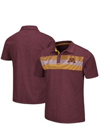 Colosseum Heathered Maroon Minnesota Golden Gophers Logan Polo At Nordstrom