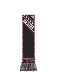 Dolce and Gabbana Red Logo Scarf