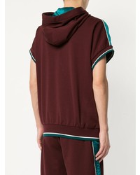 Dolce & Gabbana Colour Block Short Sleeve Hoodie