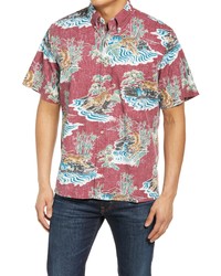 Reyn Spooner Classic Fit Year Of The Tiger 22 Short Sleeve Button Up Shirt
