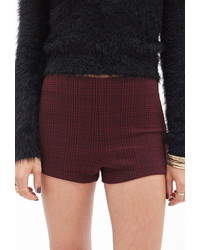 Forever 21 Houndstooth Plaid Shorts