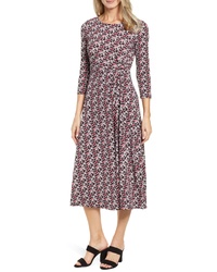 Chaus Knot Front Ditsy Dress