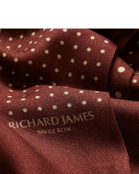 Richard James Printed Cashmere And Silk Blend Scarf