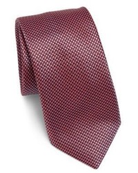 Brioni Azure Weave Printed Silk Tie