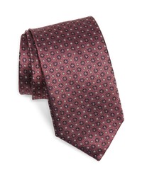 Canali Floral Neat Silk Tie
