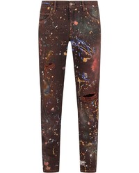 Dolce & Gabbana Paint Splatter Print Jeans