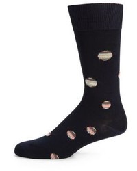 Paul Smith Striped Dot Print Socks