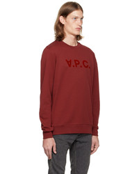 A.P.C. Burgundy Vpc Sweatshirt