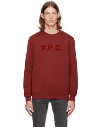 A.P.C. Burgundy Vpc Sweatshirt