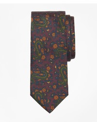 Brooks Brothers Ancient Madder Paisley Print Tie