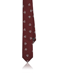 Lanvin Spider Print Skinny Necktie