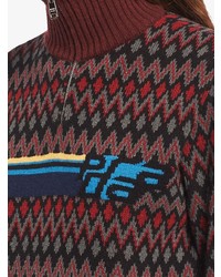 Prada Cashmere Geometric Sweater