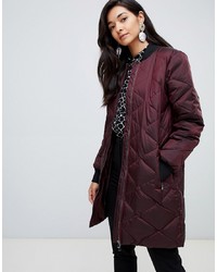 Y.a.s Quilted Long Padded Jacket