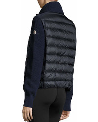 Moncler Maglione Quiltedtricot Cardigan Jacket