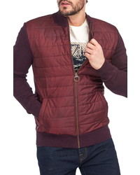 Barbour Quilted Knit Bomber Jacket