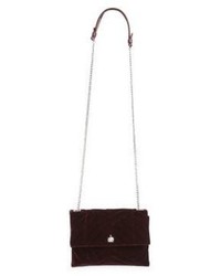Lanvin Sugar Mini Quilted Velvet Chain Shoulder Bag