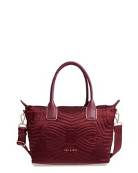 Ted Baker London Akebia Quilted Bow Small Nylon Tote
