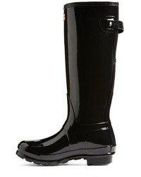 Hunter Adjustable Back Gloss Rain Boot
