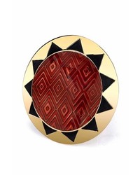 House Of Harlow 1960 Red Sun Cocktail Ring