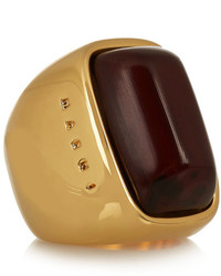 Marni Gold Plated Horn Ring