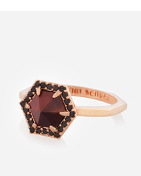 Henri Bendel Luxe Hex Semi Precious Solitaire Ring
