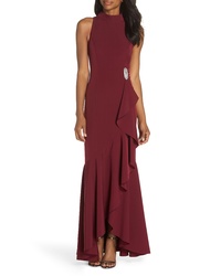 Vince Camuto Halter Neck Gown