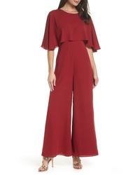 Fame and Partners Tte Jumpsuit With Removable Cape