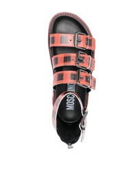 Moschino Check Pattern Sandals
