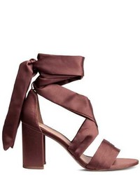 H&M Sandals With Ankle Tie