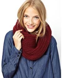 Asos Cross Over Snood Red
