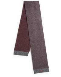 Bickley Mitchell Lambswool Mixed Pattern Scarf