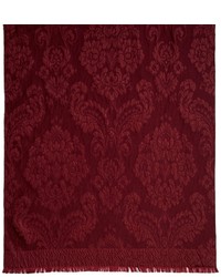 Brooks Brothers Silk And Wool Baroque Jacquard Wrap