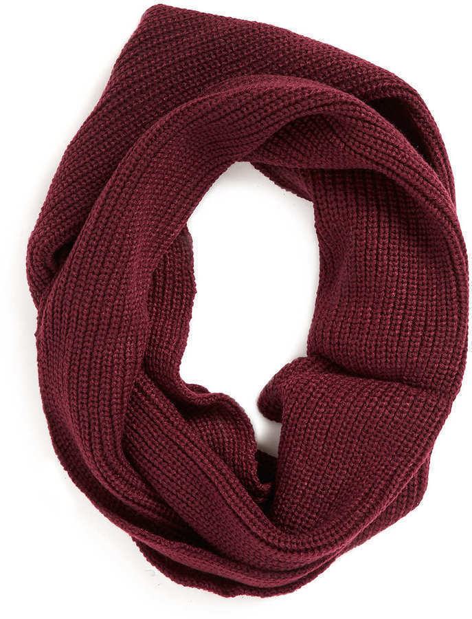 burgundy snood