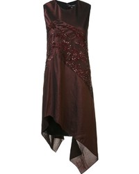Narciso Rodriguez Sequined Asymmetric Dress
