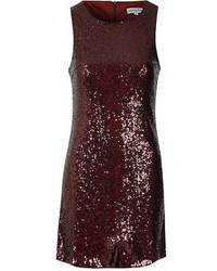 Alice You Red Sequin Shift Dress