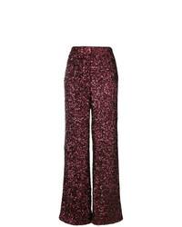 Victoria Victoria Beckham All Over Sequin Wide Leg Trousers