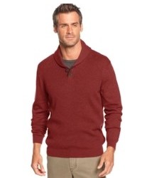 Tasso Elba Sweater Lightweight Shawl Collar Sweater