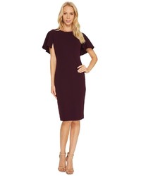 Calvin Klein Flutter Sleeve Sheath Dress Cd7c133d Dress