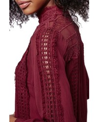 Topshop Victoriana Lace Shift Dress