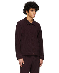 Homme Plissé Issey Miyake Purple Tailored Pleats 1 Jacket