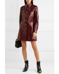 Calvin Klein 205W39nyc Leather Mini Dress