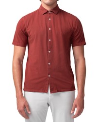 Good Man Brand Flex Pro Lite Short Sleeve Stretch Cotton Button Up Shirt