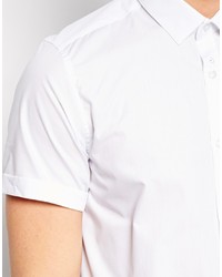 Asos Smart Shirt In Short Sleeve 2 Pack Save 20%