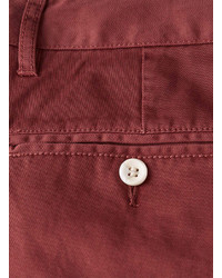 Topman Burgundy Chino Shorts, $45 | Topman | Lookastic