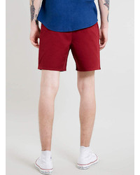 Topman Burgundy Shorts