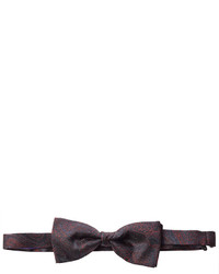 Burgundy Silk Bow-tie