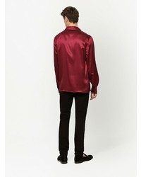 Dolce & Gabbana Silk Long Sleeve Shirt