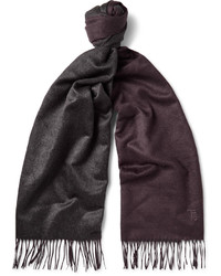 Tod's Two Tone Brushed Silk Scarf
