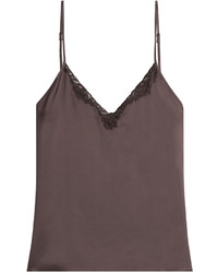 Mes Demoiselles Silk Camisole With Lace